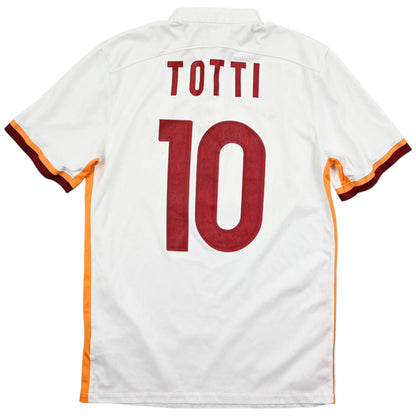 Maillot AS Roma Domicile Nike 2015-16 Totti Vintage