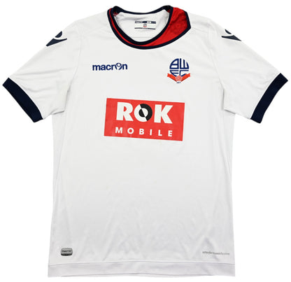Maillot Bolton Wanderers Extérieur 2015-16 Macron ROK Mobile vintage