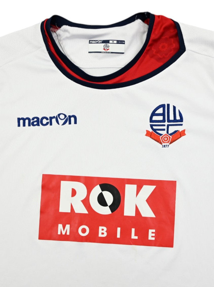 Maillot Bolton Wanderers Extérieur 2015-16 Macron ROK Mobile vintage