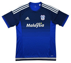 Maillot Cardiff City 2015-16 Adidas Domicile Visit Malaysia vintage