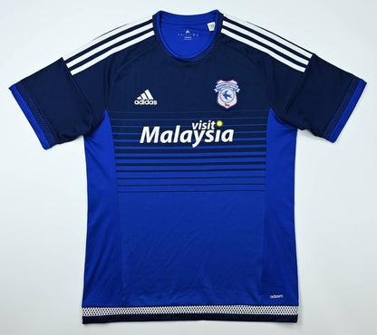 Maillot Cardiff City 2015-16 Adidas Domicile Visit Malaysia vintage