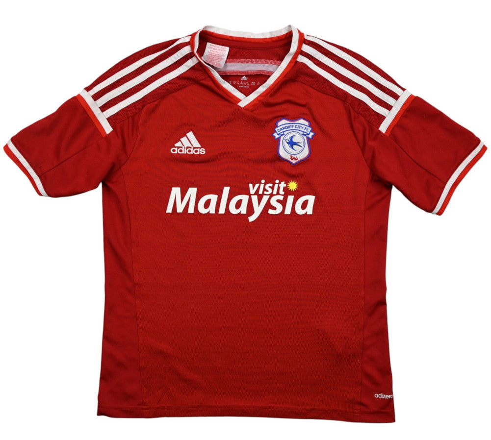 Maillot Cardiff City 2015-16 Adidas Domicile Visit Malaysia vintage