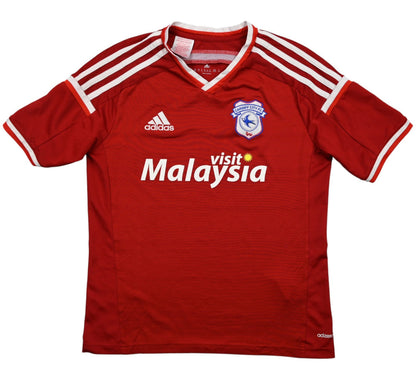 Maillot Cardiff City 2015-16 Adidas Domicile Visit Malaysia vintage