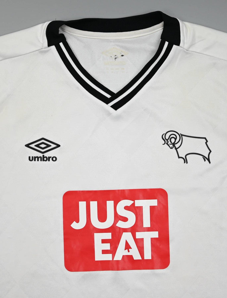Maillot Extérieur Derby County 2015-16 Umbro Just Eat vintage