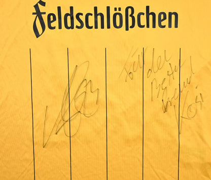 Maillot Dynamo Dresden Domicile 2015-16 Erima signé Holthaus