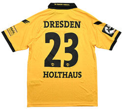 Maillot Dynamo Dresden Domicile 2015-16 Erima signé Holthaus