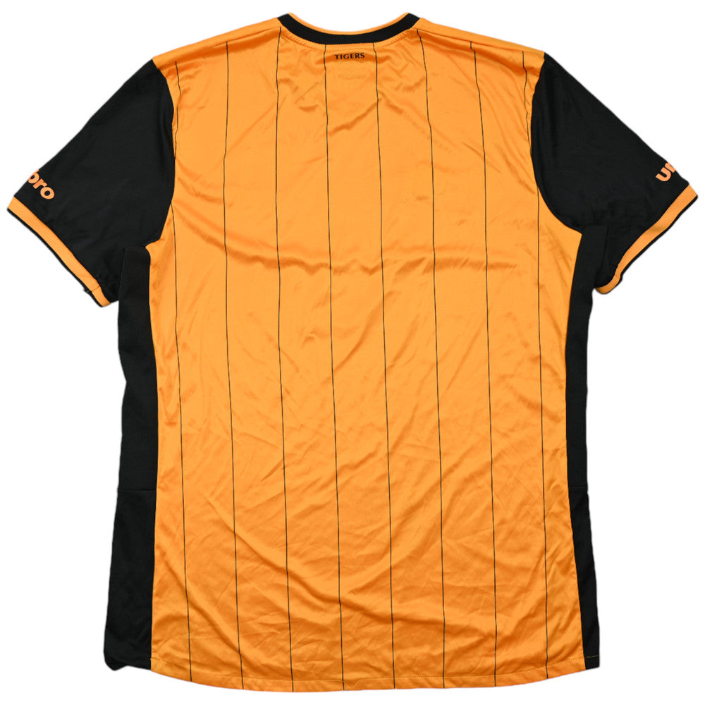 Maillot Hull City 2015-16 Domicile Umbro Flamingo Land vintage