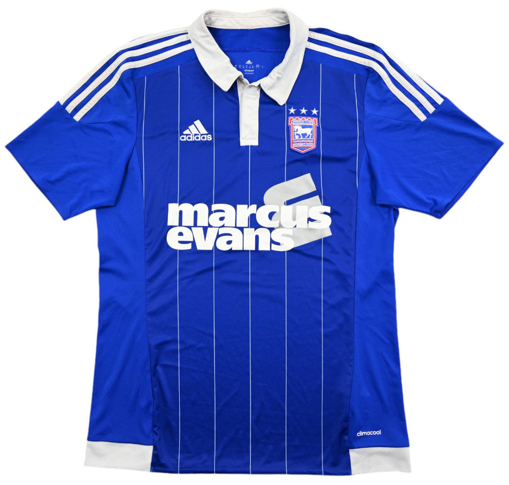 Maillot Ipswich Town Domicile Adidas 2015-16 Vintage