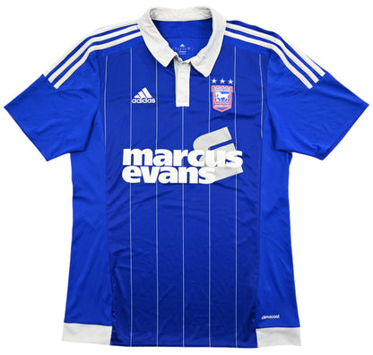 Maillot Ipswich Town Domicile Adidas 2015-16 Vintage