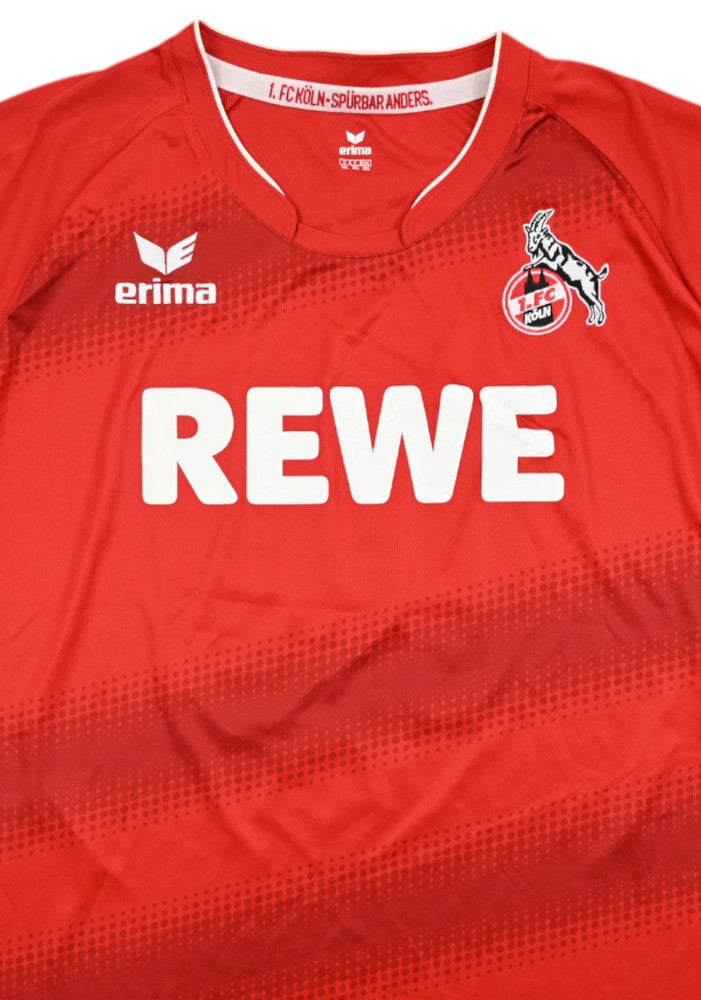 Maillot FC Köln Domicile Erima 2015-16 Qualle vintage XXL