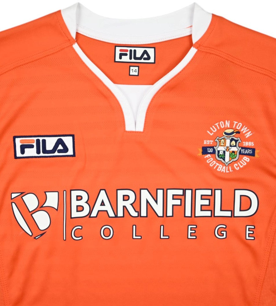 Maillot Luton Town Domicile 2015-16 Fila Vintage Neuf