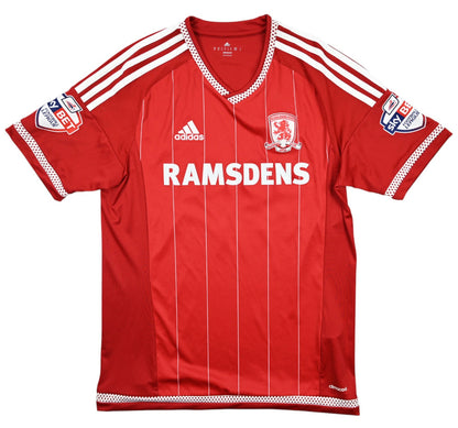 Maillot Middlesbrough Domicile Adidas 2015-16 Clayton vintage