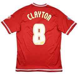 Maillot Middlesbrough Domicile Adidas 2015-16 Clayton vintage