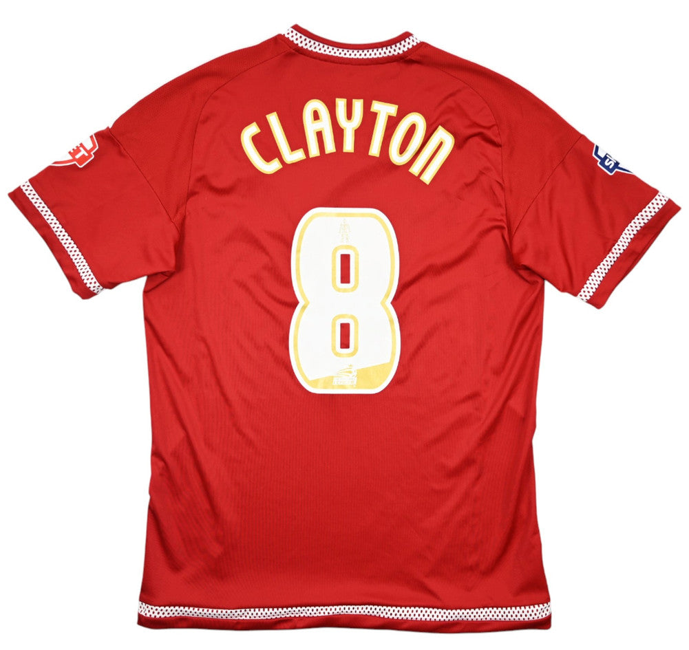 Maillot Middlesbrough Domicile Adidas 2015-16 Clayton vintage