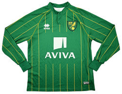 Maillot Norwich City Domicile Errea 2015-16 Manches Longues