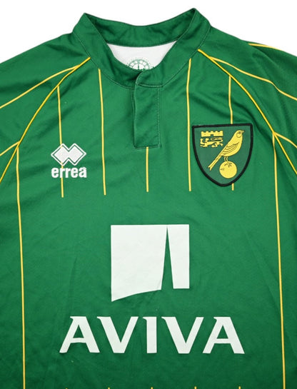 Maillot Norwich City Domicile Errea 2015-16 Manches Longues