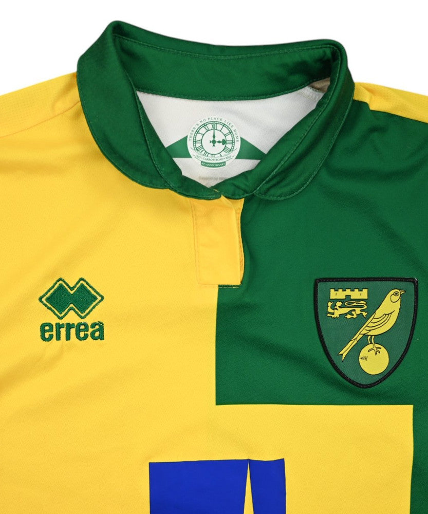 Maillot Norwich City 2015-16 Errea Domicile Vintage Femme
