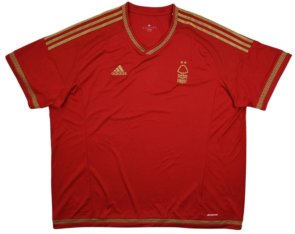 Maillot Nottingham Forest 2015-16 Domicile Adidas Vintage 3XL