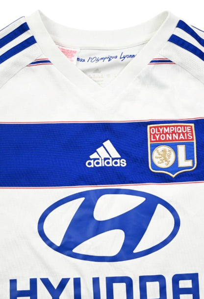 Maillot Lyon Domicile Adidas 2015-16 Lacazette vintage L Boys
