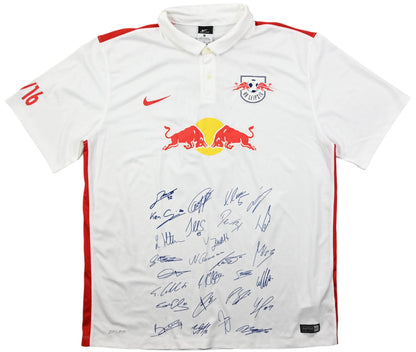 Maillot RB Leipzig 2015-16 Nike Domicile Vintage Signé