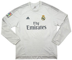 Maillot Real Madrid Extérieur 2015-16 Adidas Ronaldo Manches Longues XL