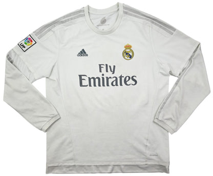 Maillot Real Madrid Extérieur 2015-16 Adidas Ronaldo Manches Longues XL