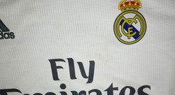Maillot Real Madrid Extérieur 2015-16 Adidas Ronaldo Manches Longues XL