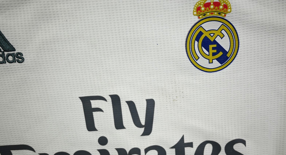 Maillot Real Madrid Extérieur 2015-16 Adidas Ronaldo Manches Longues XL