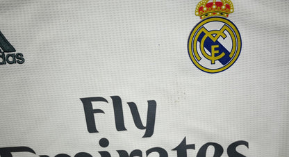 Maillot Real Madrid Extérieur 2015-16 Adidas Ronaldo Manches Longues XL
