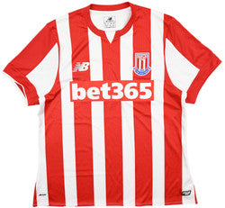 Maillot Stoke City 2015-16 New Balance Domicile Femme Vintage