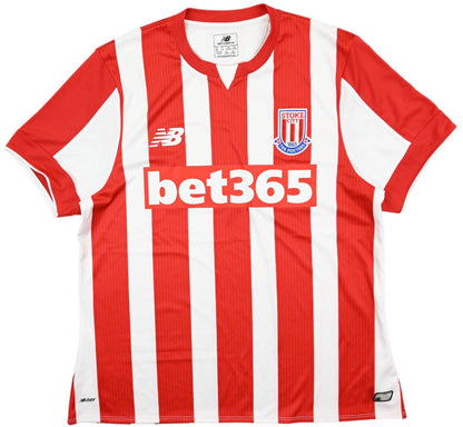 Maillot Stoke City 2015-16 New Balance Domicile Femme Vintage