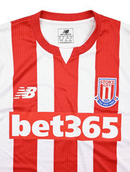 Maillot Stoke City 2015-16 New Balance Domicile Femme Vintage