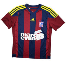 Maillot Ipswich Town Domicile Adidas 2015-17 Vintage L Boys