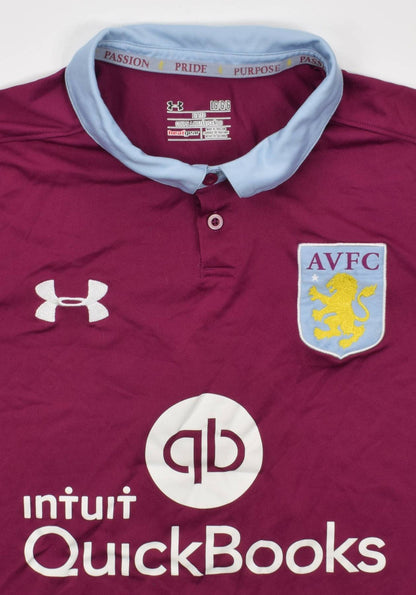 Maillot Aston Villa Domicile 2016-17 Under Armour vintage collector