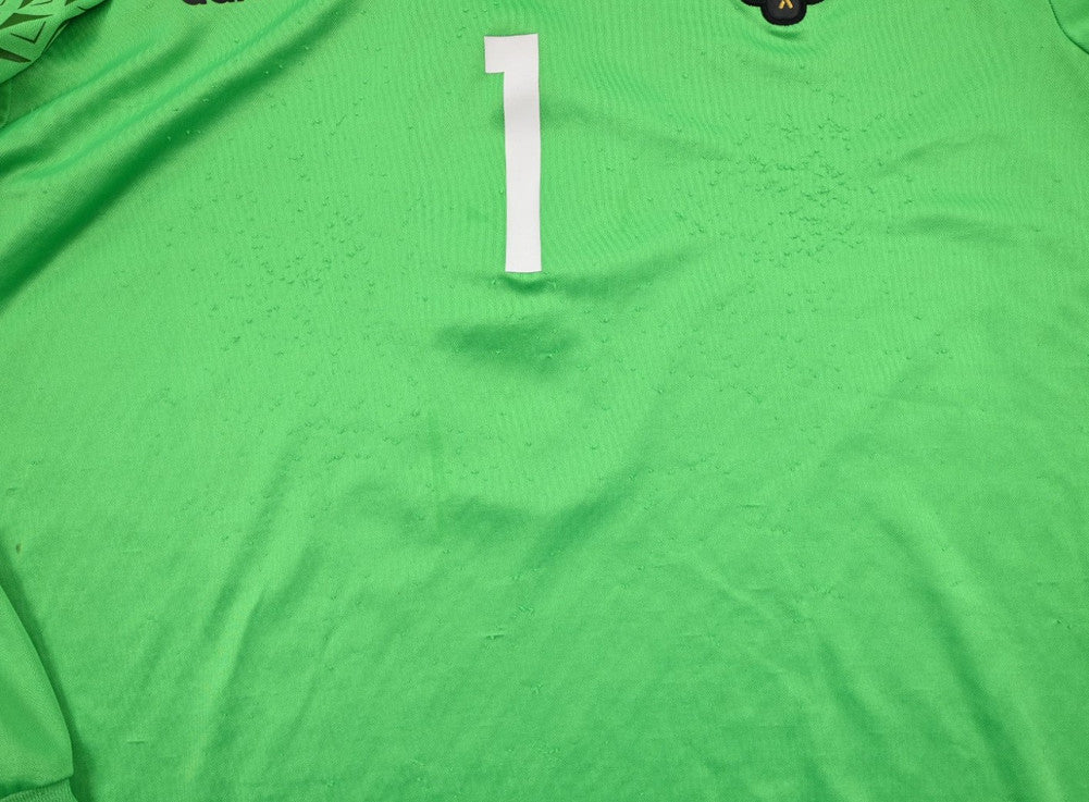 Maillot Gardien Belgique Courtois 2016-17 Adidas vintage XL