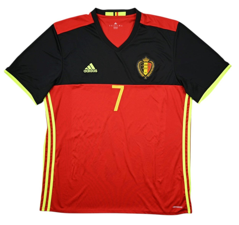 Maillot Belgique 2016-17 Adidas De Bruyne Authentique XL