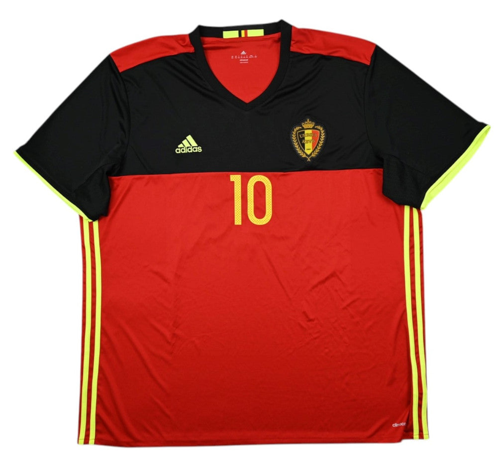 Maillot Belgique 2016-17 Adidas Hazard Domicile Vintage 3XL