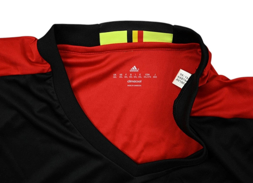 Maillot Belgique 2016-17 Adidas Hazard Domicile Vintage 3XL
