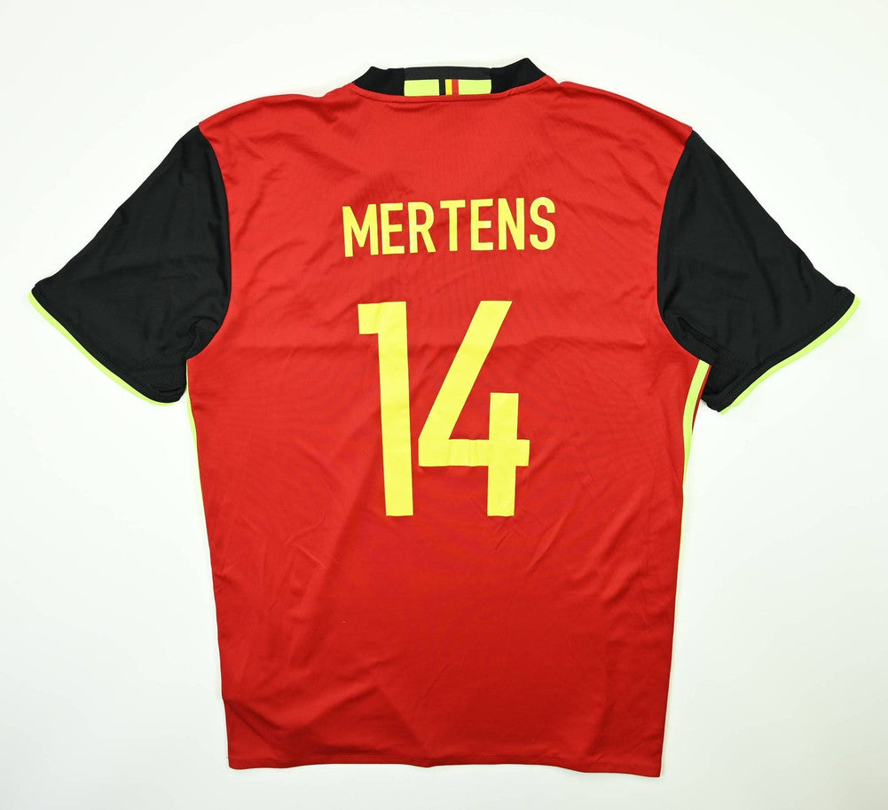 Maillot Belgique Domicile 2016-17 Adidas Mertens vintage