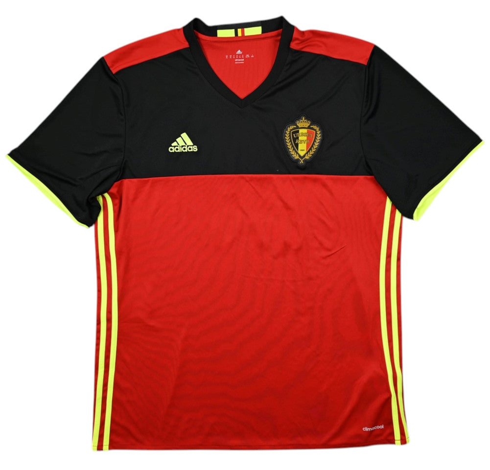 Maillot Belgique Domicile Adidas 2016-17 Schouten vintage 9/10