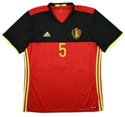 Maillot Belgique 2016-17 Adidas Domicile Vertonghen AA8744 XL