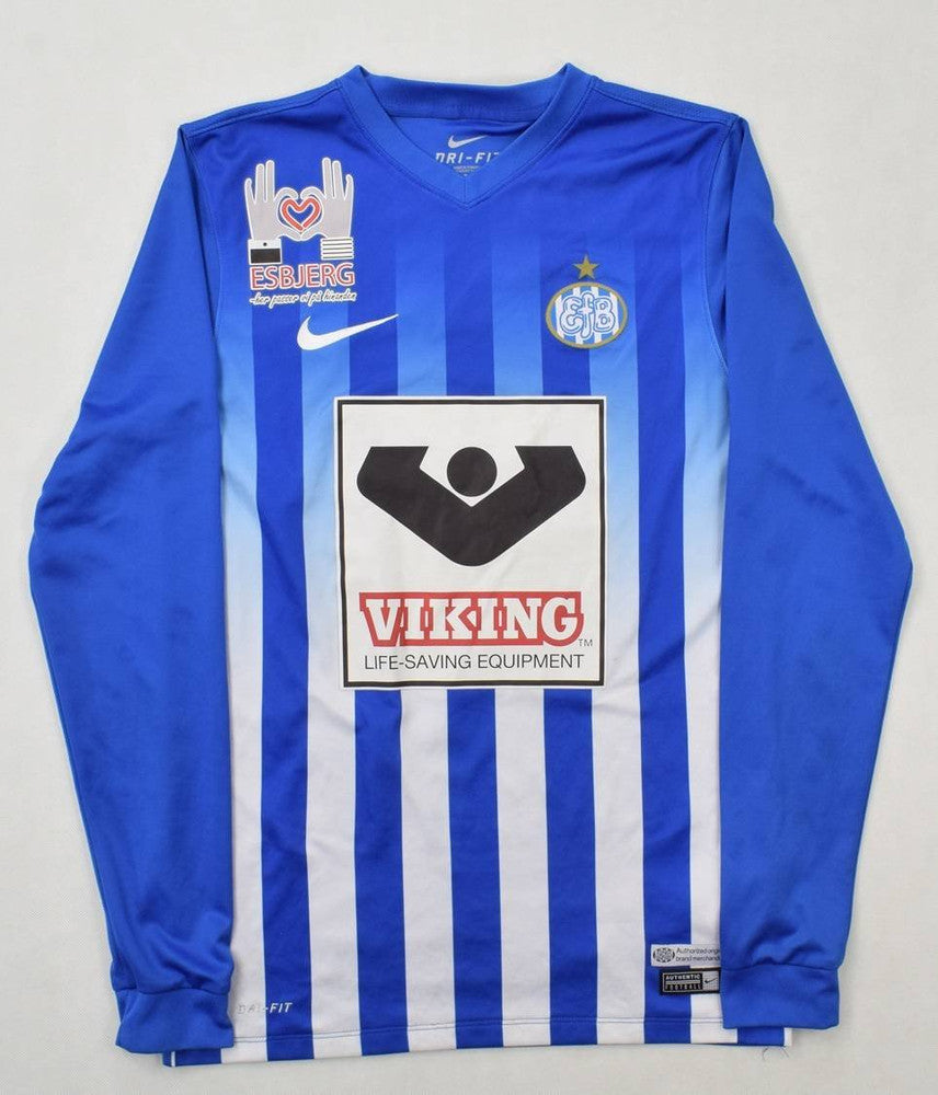 Maillot Esbjerg Domicile Puma 2016-17 Vintage Felix Manches Longues