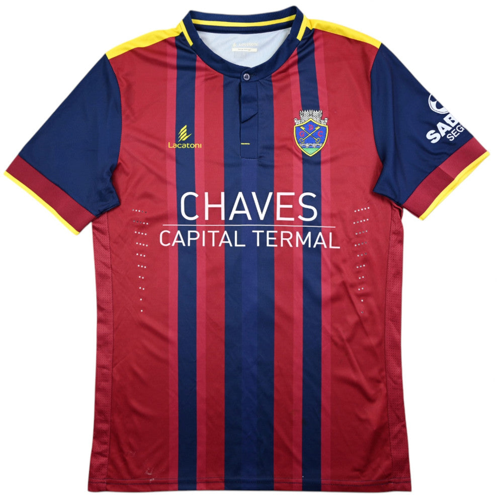 Maillot GD Chaves 2016-17 Domicile Lacatoni Vintage Authentique