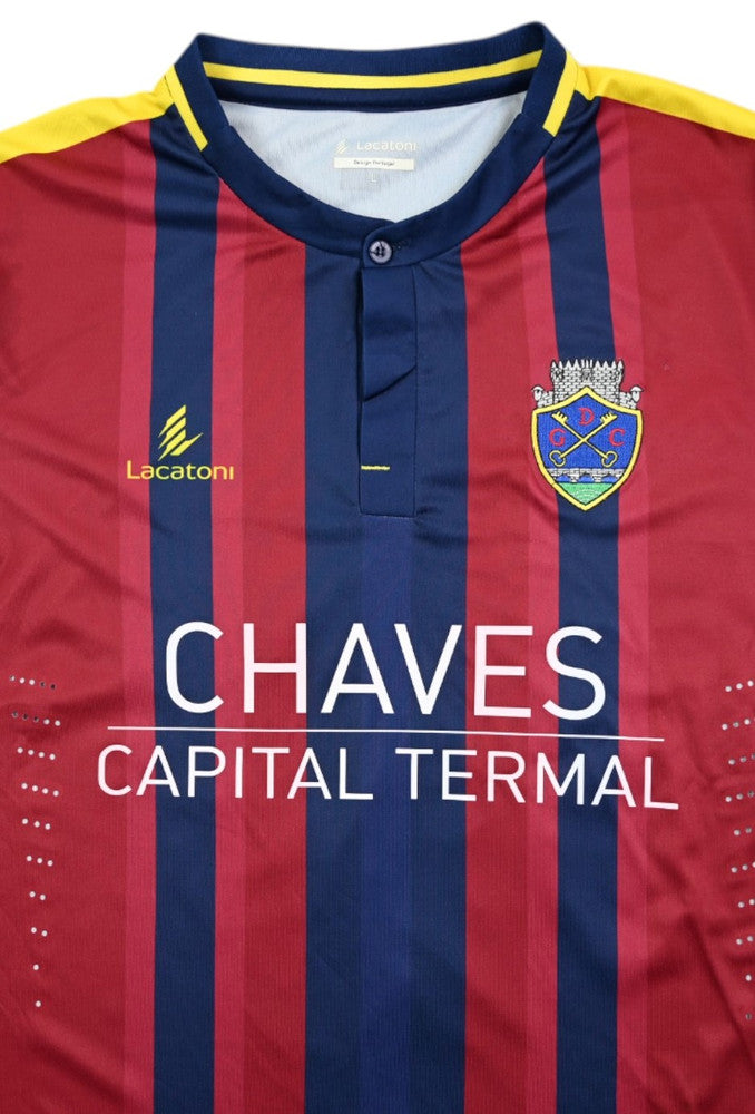 Maillot GD Chaves 2016-17 Domicile Lacatoni Vintage Authentique