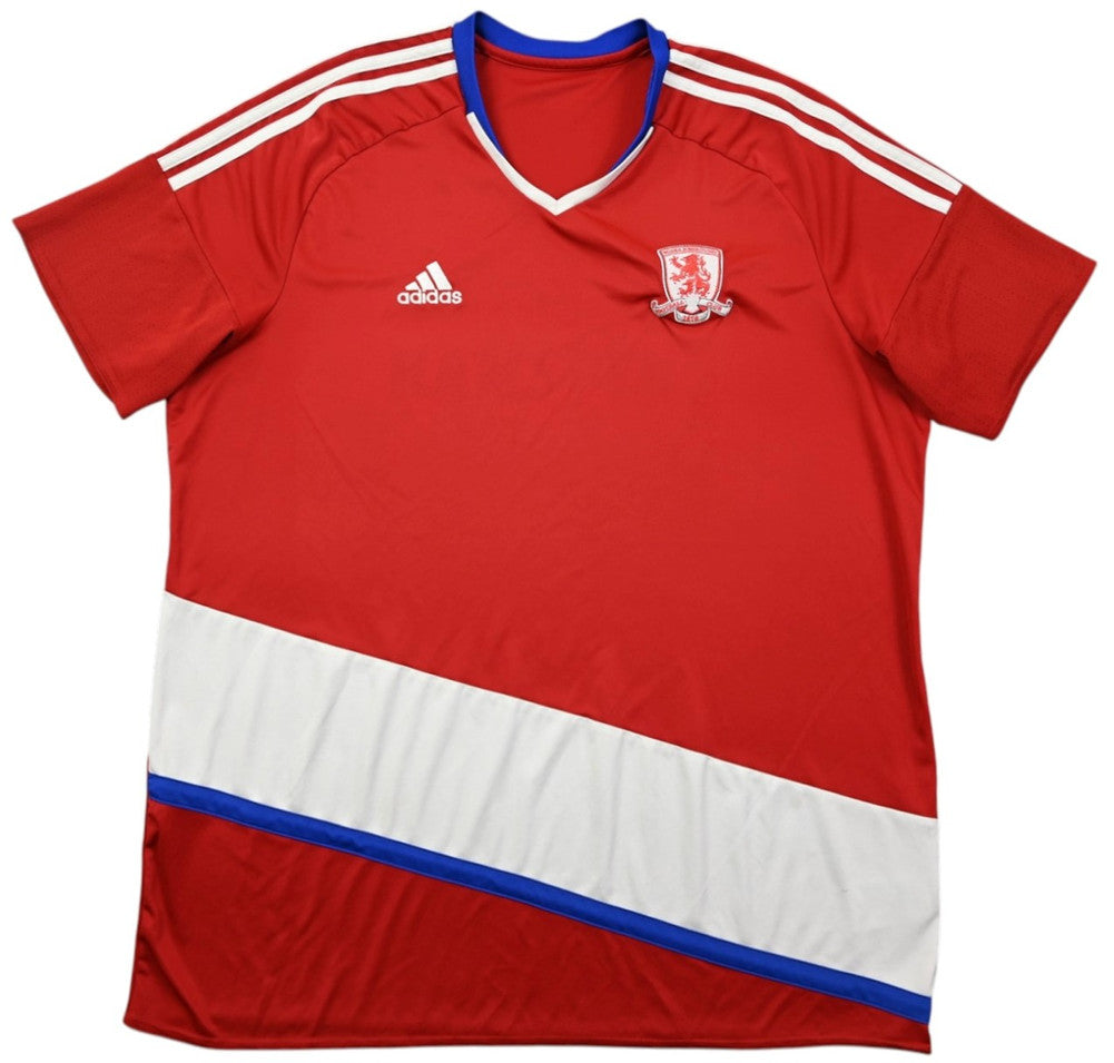 Maillot Middlesbrough Domicile Adidas 2016-17 Vintage XXL