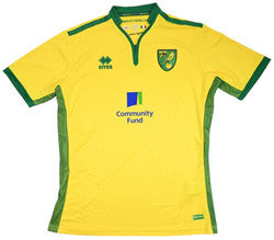 Maillot Norwich City Domicile Errea 2016-17 vintage – 9/10