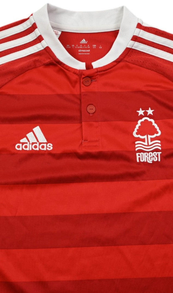 Maillot Nottingham Forest Domicile 2016-17 Adidas Vintage L Boys