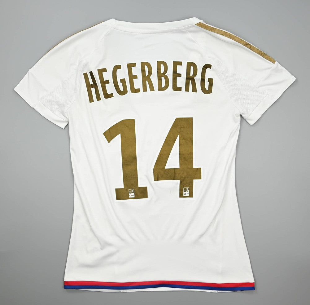 Maillot Lyon Extérieur Adidas 2016-17 Hegerberg vintage 9/10