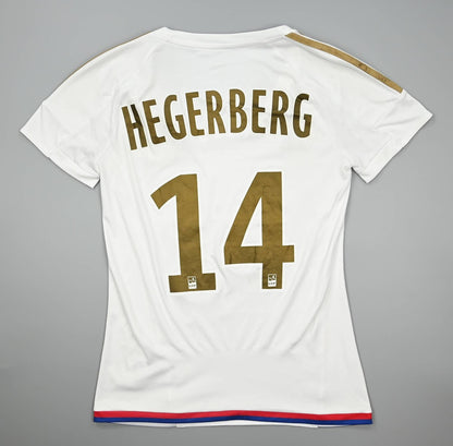 Maillot Lyon Extérieur Adidas 2016-17 Hegerberg vintage 9/10