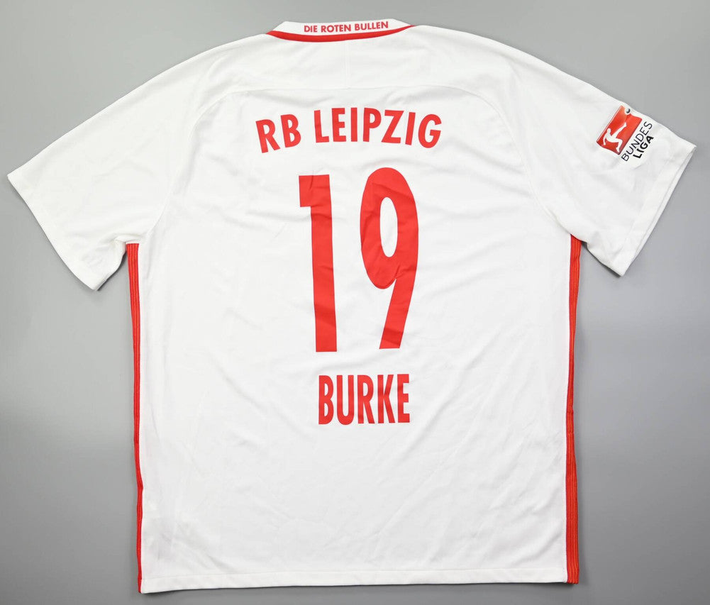 Maillot RB Leipzig Domicile Nike 2016-17 Burke vintage 9/10